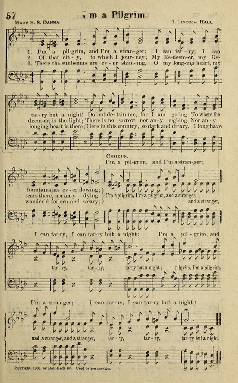 Hosannas to the King: A collection of Gospel Hymns suited to Church, Sunday School and Evangelistic Services page 59