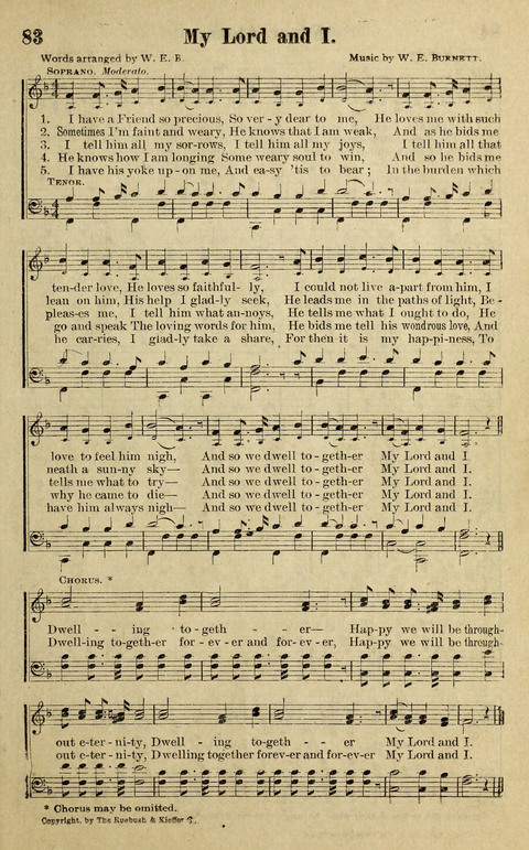 Hosannas to the King: A collection of Gospel Hymns suited to Church, Sunday School and Evangelistic Services page 85