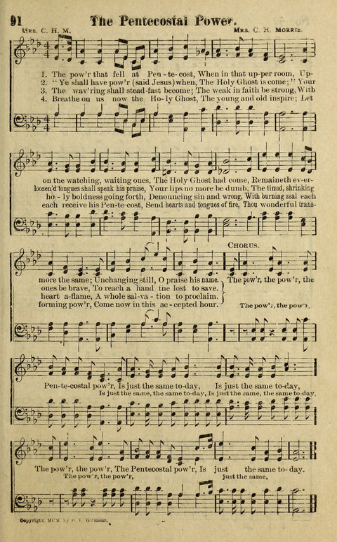 Hosannas to the King: A collection of Gospel Hymns suited to Church, Sunday School and Evangelistic Services page 93