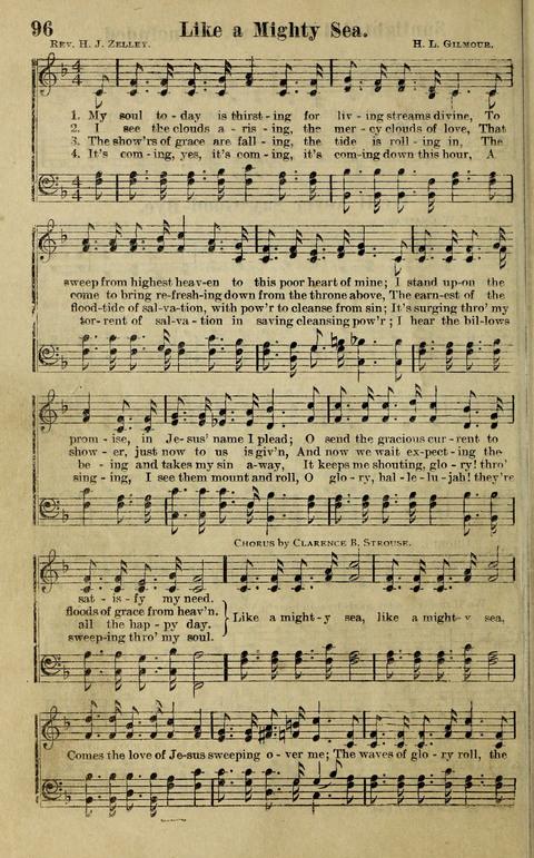 Hosannas to the King: A collection of Gospel Hymns suited to Church, Sunday School and Evangelistic Services page 98