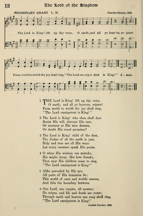 Hymns of the Kingdom of God: with Tunes page 12