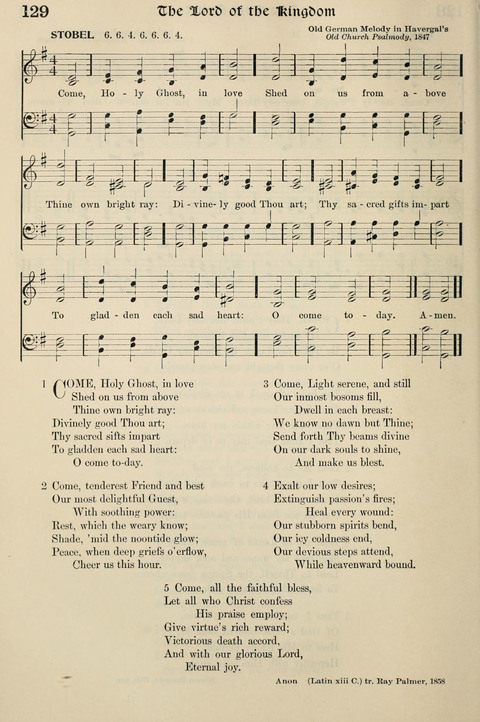 Hymns of the Kingdom of God: with Tunes page 128