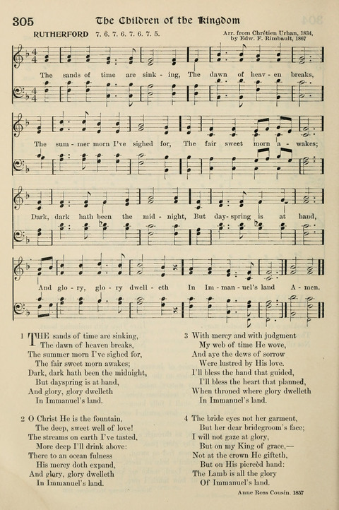 Hymns of the Kingdom of God: with Tunes page 306