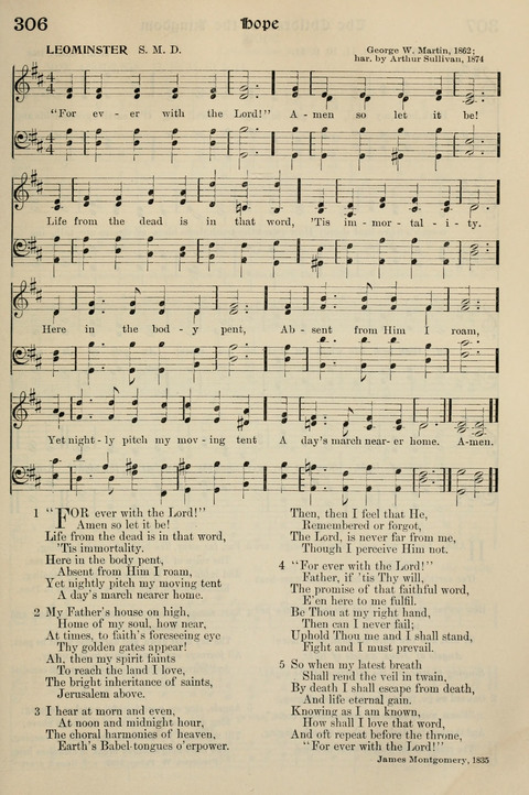 Hymns of the Kingdom of God: with Tunes page 307