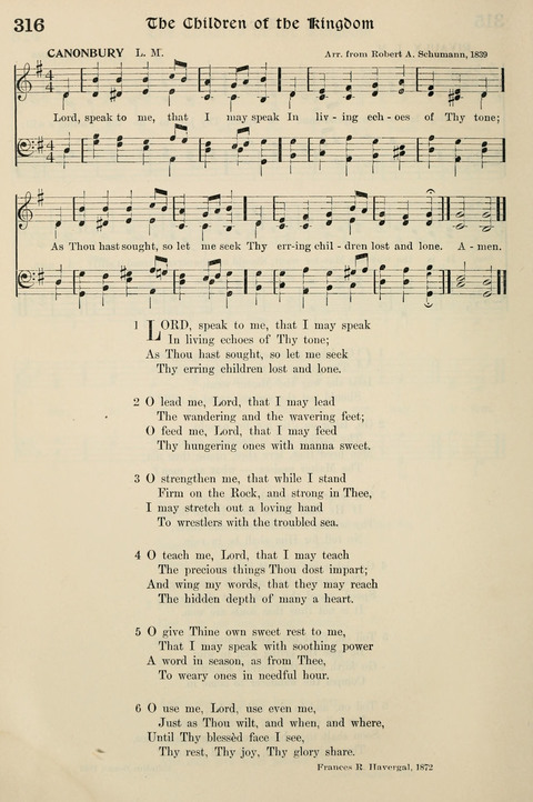 Hymns of the Kingdom of God: with Tunes page 318