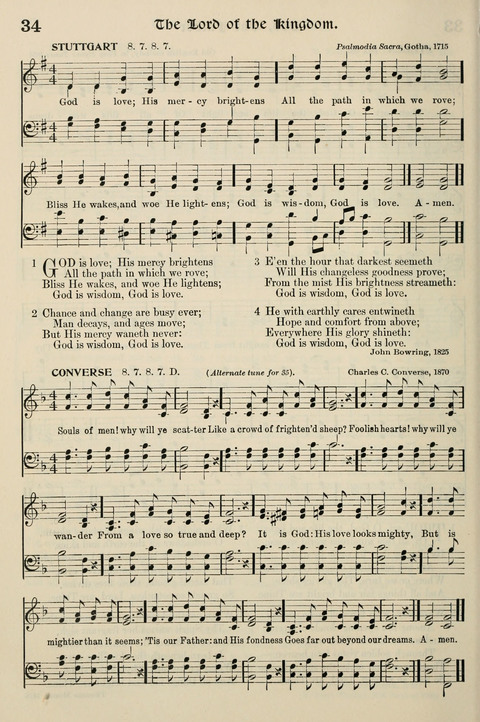 Hymns of the Kingdom of God: with Tunes page 34