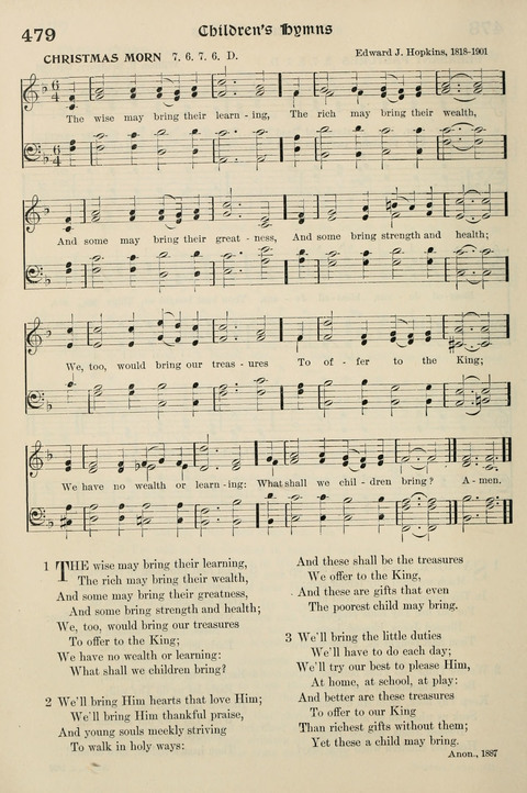 Hymns of the Kingdom of God: with Tunes page 482