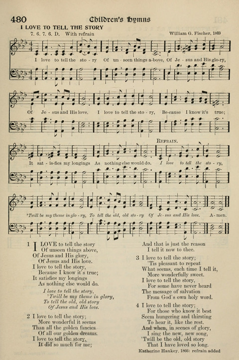 Hymns of the Kingdom of God: with Tunes page 483