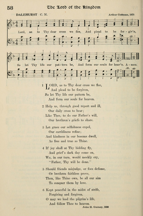 Hymns of the Kingdom of God: with Tunes page 58