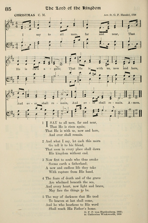 Hymns of the Kingdom of God: with Tunes page 84