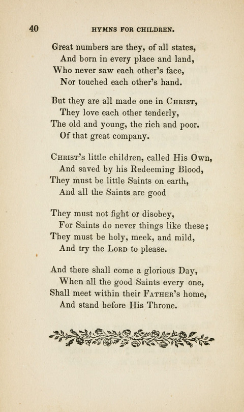 Hymns for Little Children: by the author of "The Lord of the Forest", "Verses for Holy Seasons", and "Baron