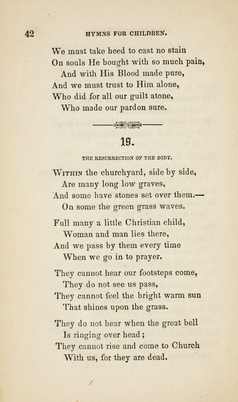 Hymns for Little Children: by the author of "The Lord of the Forest", "Verses for Holy Seasons", and "Baron