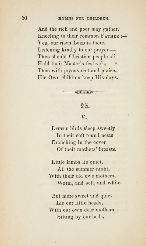 Hymns for Little Children: by the author of "The Lord of the Forest", "Verses for Holy Seasons", and "Baron