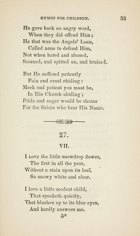 Hymns for Little Children: by the author of "The Lord of the Forest", "Verses for Holy Seasons", and "Baron