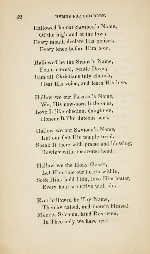 Hymns for Little Children: by the author of "The Lord of the Forest", "Verses for Holy Seasons", and "Baron