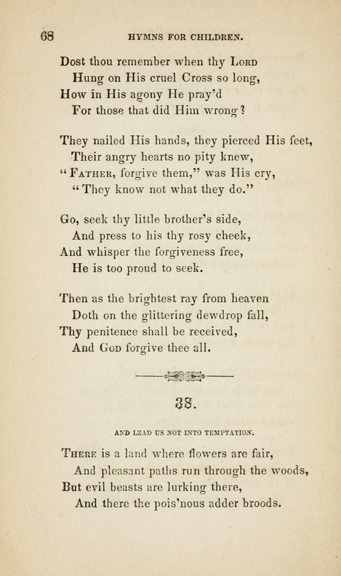 Hymns for Little Children: by the author of "The Lord of the Forest", "Verses for Holy Seasons", and "Baron