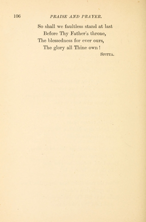 Hymns from the Land of Luther: translated from the German page 106