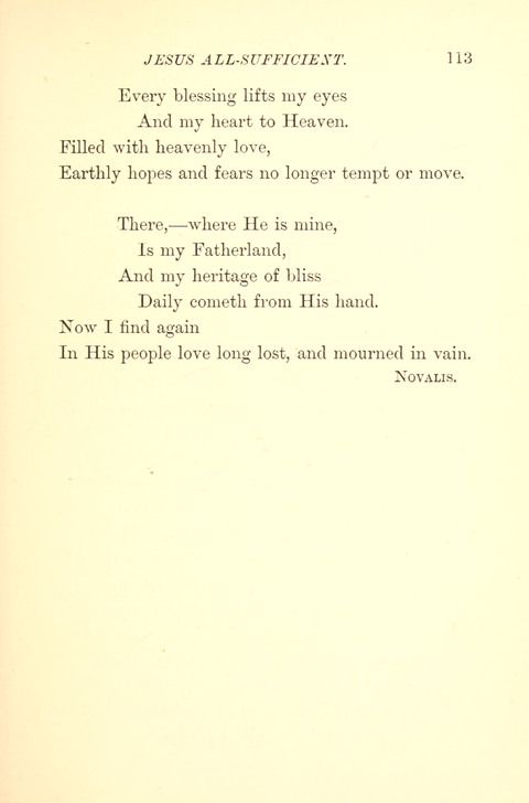 Hymns from the Land of Luther: translated from the German page 113