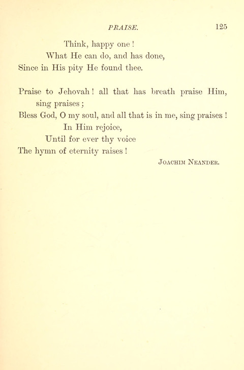 Hymns from the Land of Luther: translated from the German page 125