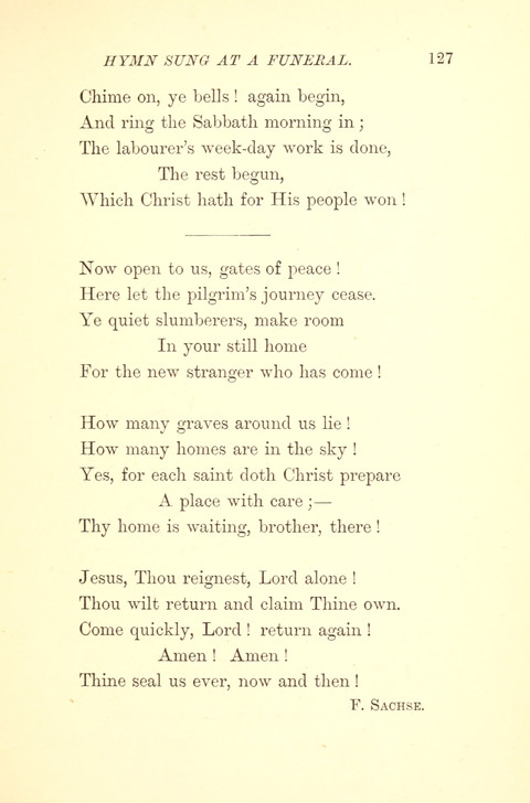 Hymns from the Land of Luther: translated from the German page 127