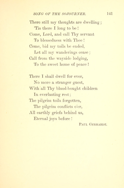 Hymns from the Land of Luther: translated from the German page 141