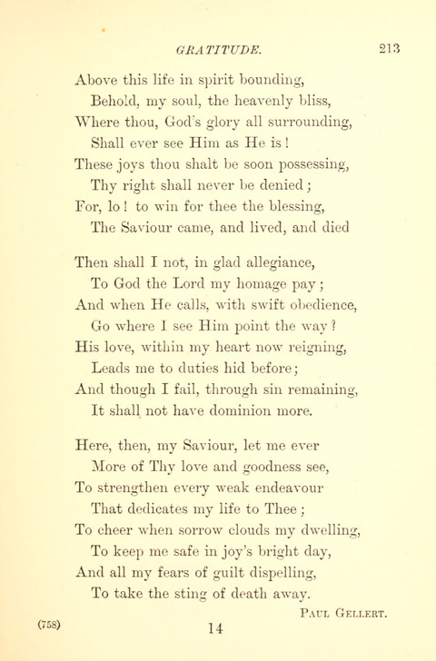 Hymns from the Land of Luther: translated from the German page 213