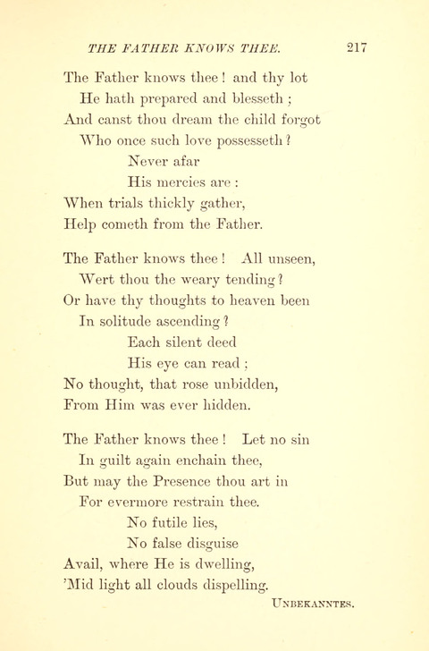 Hymns from the Land of Luther: translated from the German page 217