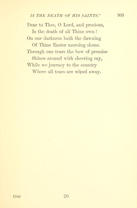 Hymns from the Land of Luther: translated from the German page 309