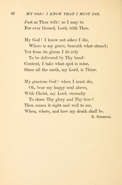 Hymns from the Land of Luther: translated from the German page 42