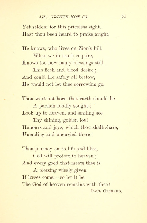 Hymns from the Land of Luther: translated from the German page 51