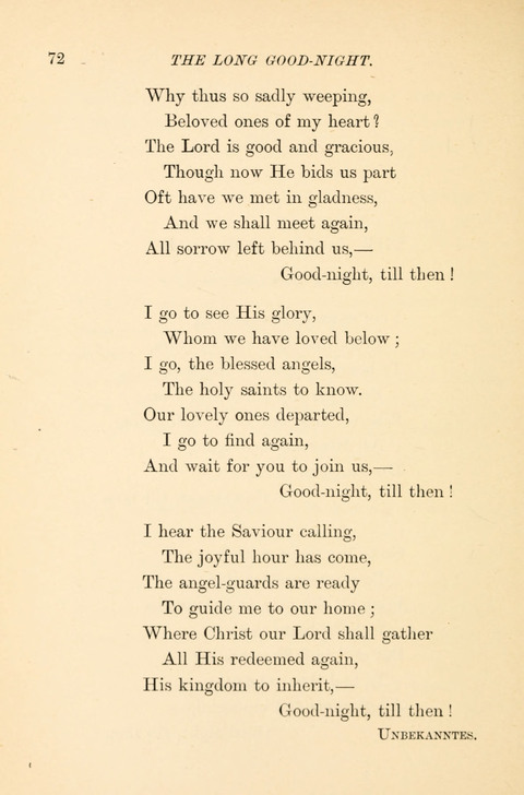 Hymns from the Land of Luther: translated from the German page 72