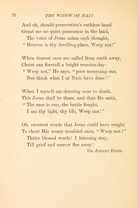 Hymns from the Land of Luther: translated from the German page 76