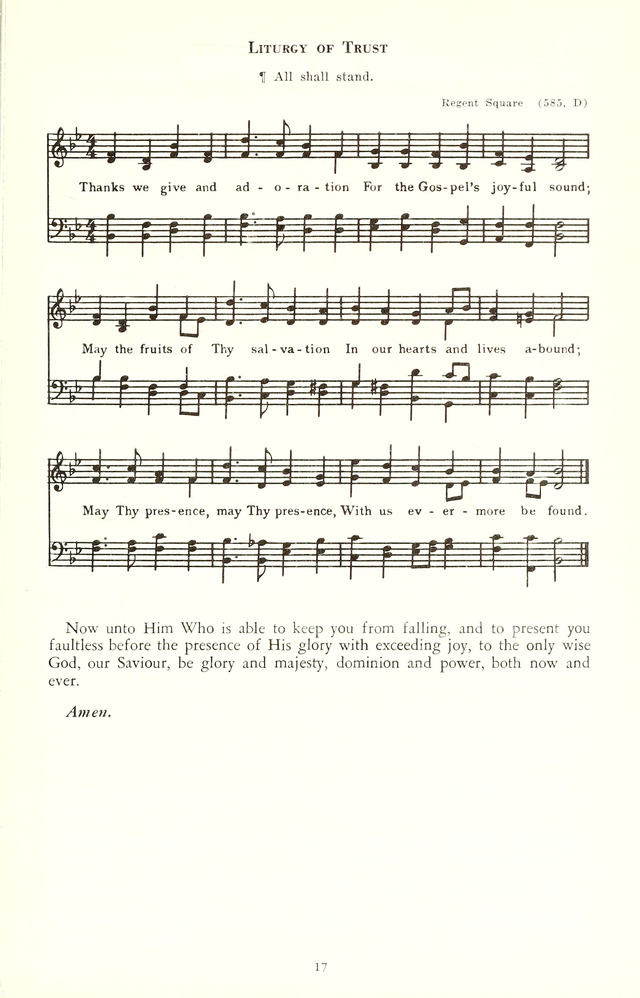 Hymnal and Liturgies of the Moravian Church page 18