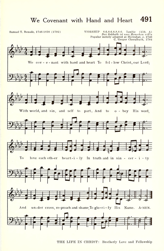 Hymnal and Liturgies of the Moravian Church page 664