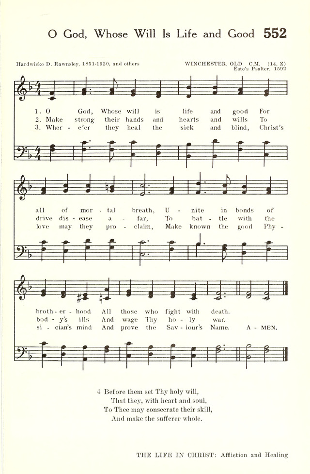 Hymnal and Liturgies of the Moravian Church page 720