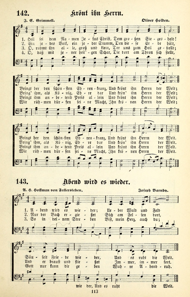 Heils-Lieder, eine Sammlung Geistlicher Lieder für Sonntagsschulen, Jugendvereine page 111