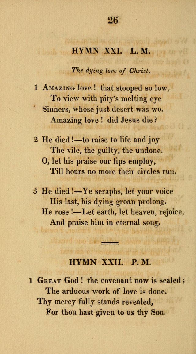 Hymns for the Lords Supper: original and selected. (2nd ed.) page 26