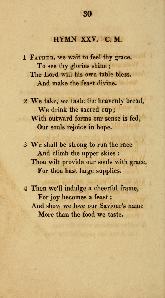 Hymns for the Lords Supper: original and selected. (2nd ed.) page 30