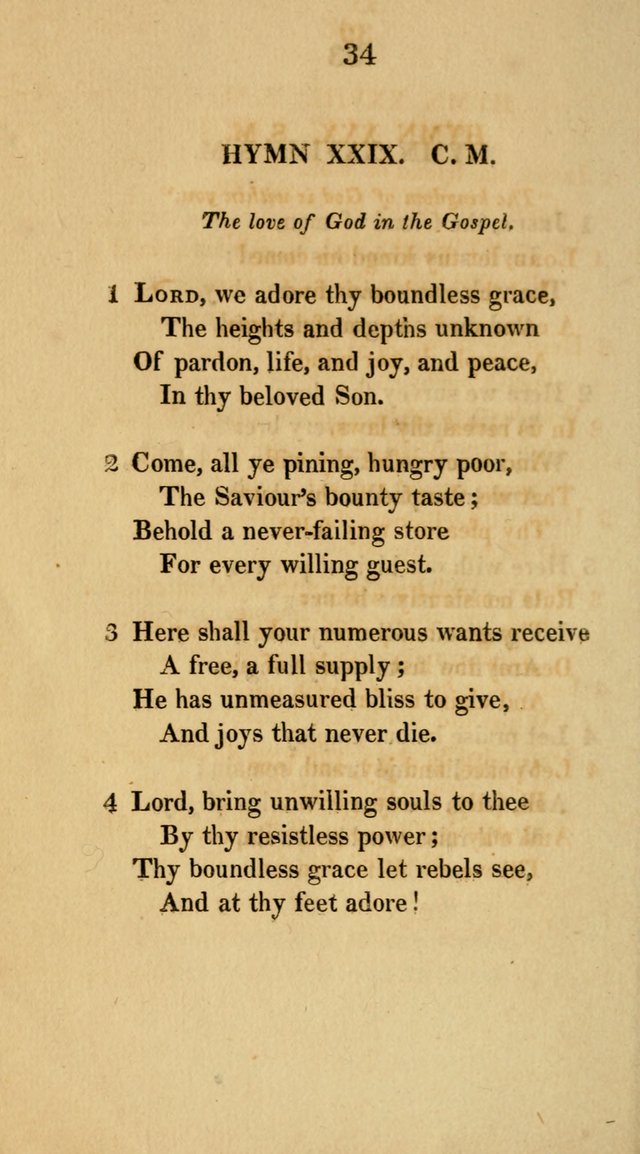 Hymns for the Lords Supper: original and selected. (2nd ed.) page 34