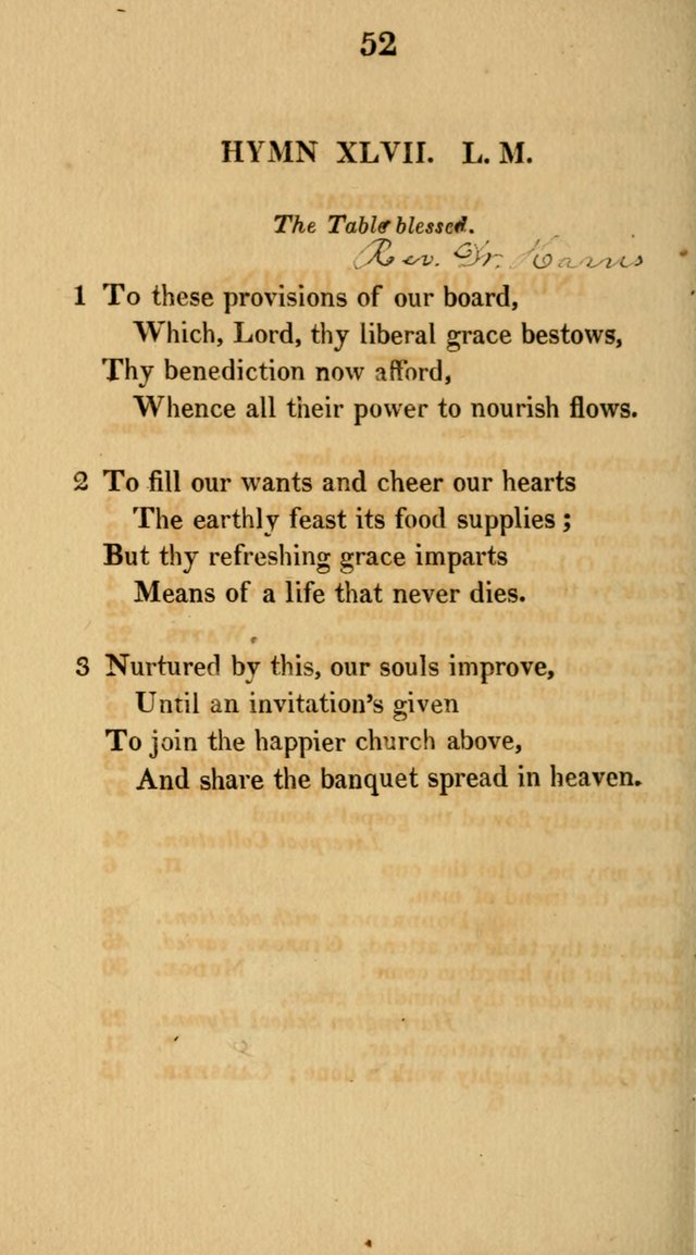 Hymns for the Lords Supper: original and selected. (2nd ed.) page 52