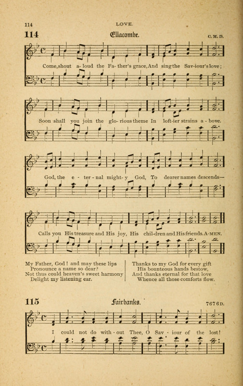 Hymnal with Music for Children page 114