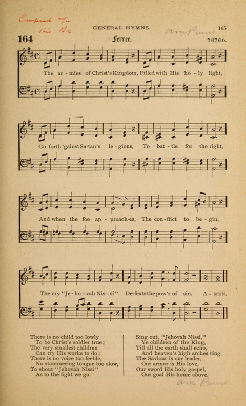 Hymnal with Music for Children page 165