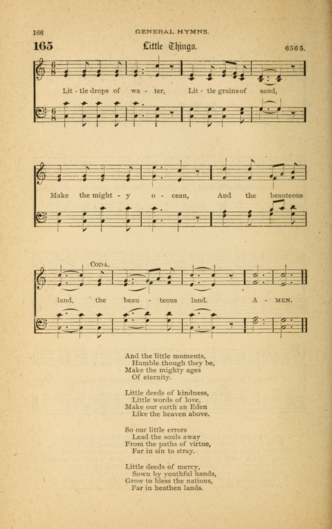 Hymnal with Music for Children page 166