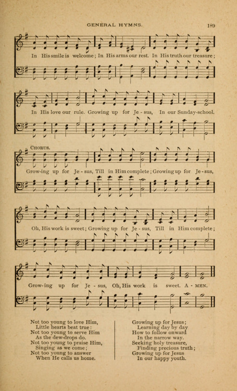 Hymnal with Music for Children page 189