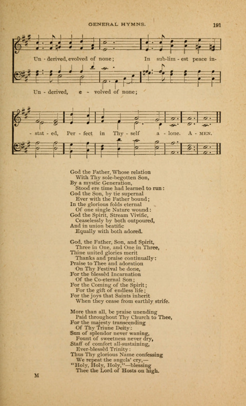 Hymnal with Music for Children page 191