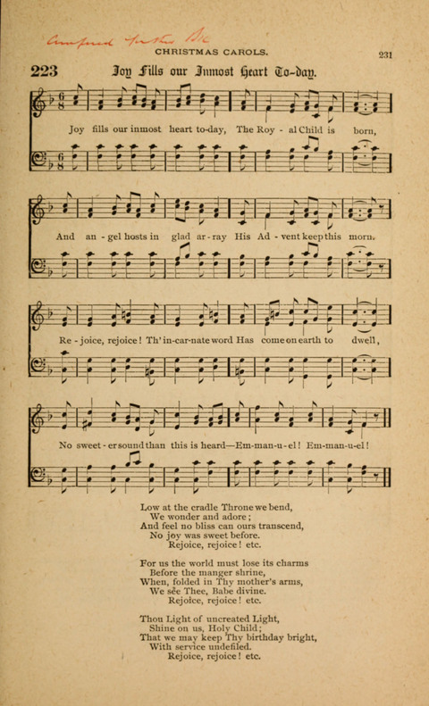 Hymnal with Music for Children page 231