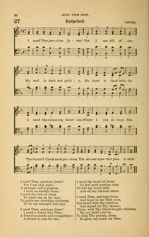 Hymnal with Music for Children page 30