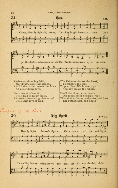 Hymnal with Music for Children page 34