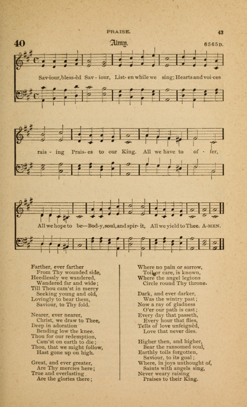 Hymnal with Music for Children page 43