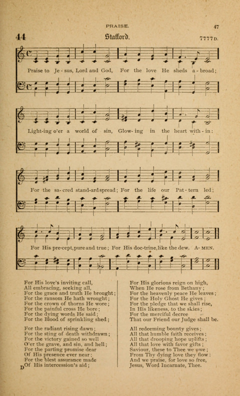 Hymnal with Music for Children page 47